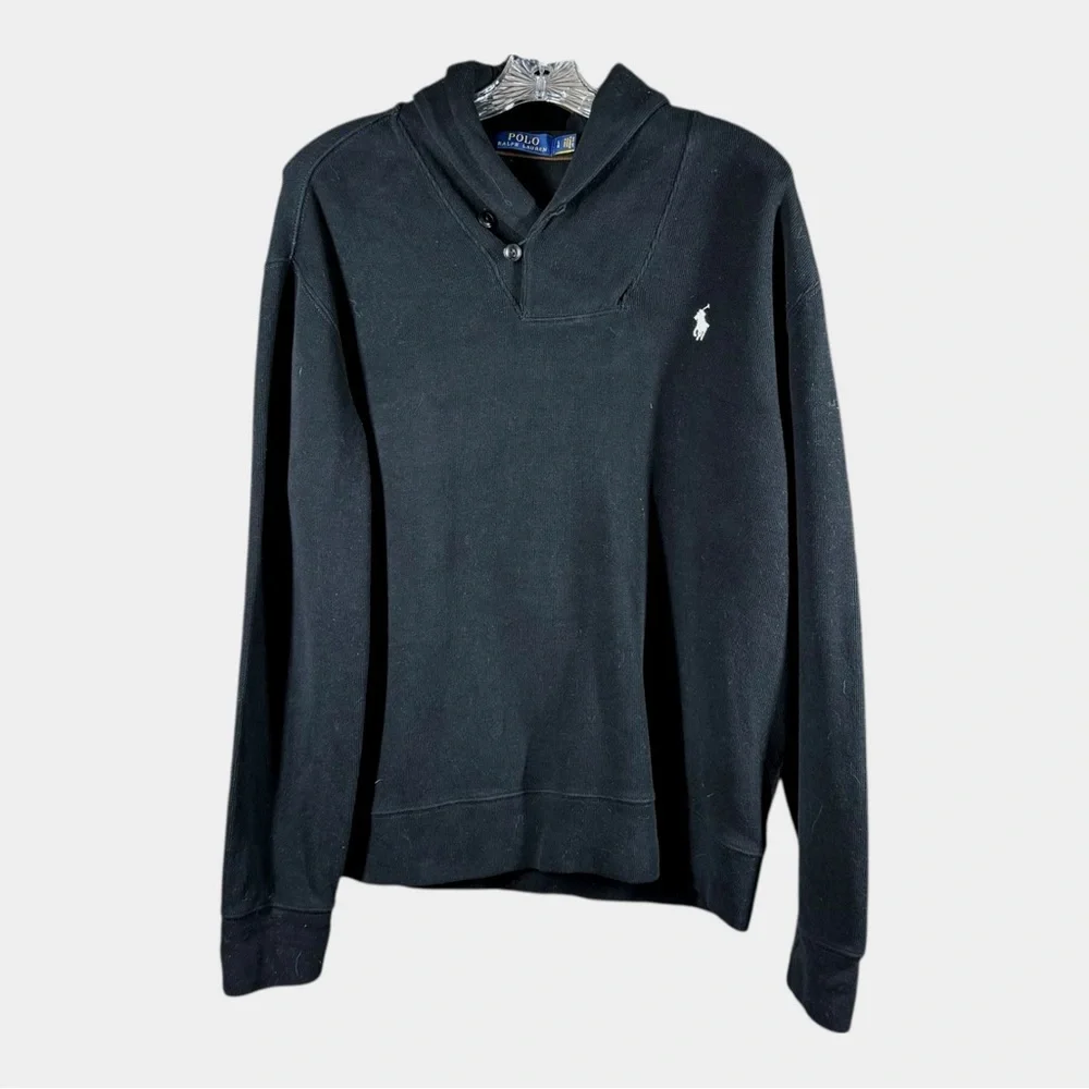 Polo Ralph Lauren Men’s Luxury Shawl Collar Pullover Preppy ClassicSweater